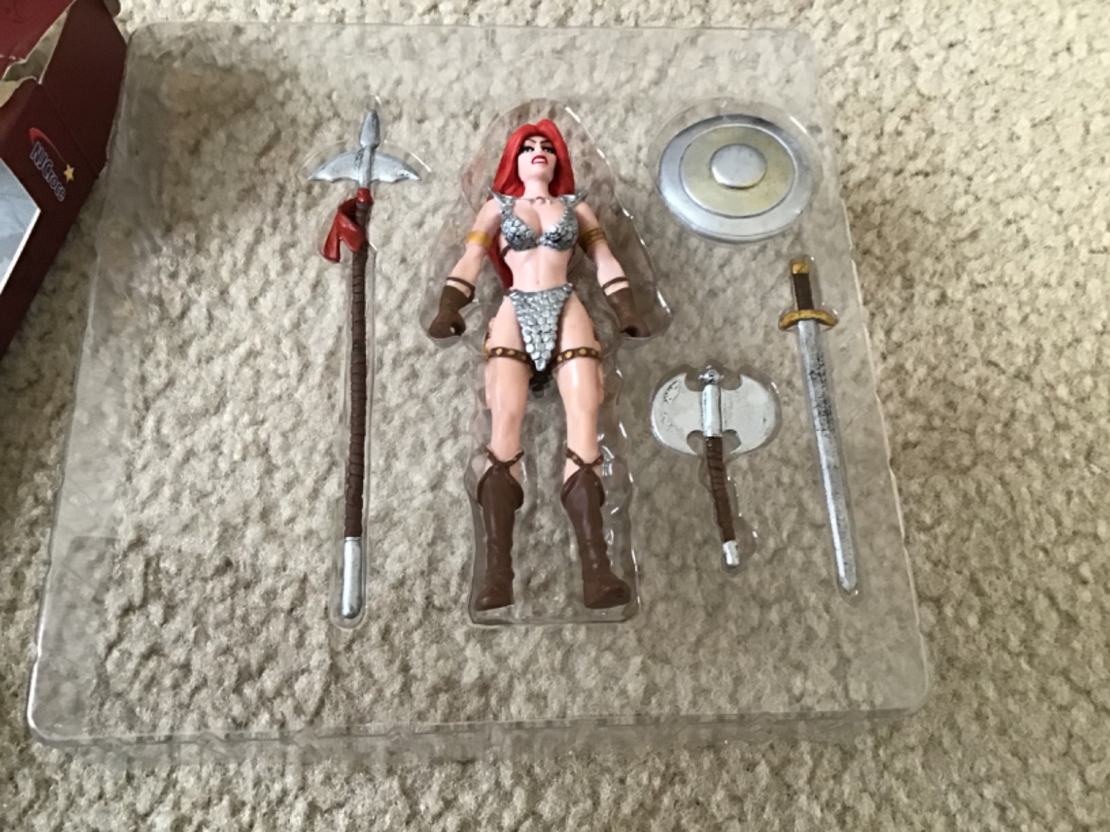 Red Sonja She Devil 5-inch Bendable Action Figure By NJ Croce