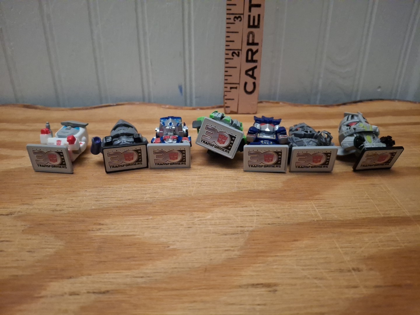 Transformers 30th Cartoon Action Figure Lot of 7 Mini Figures T325 All Different