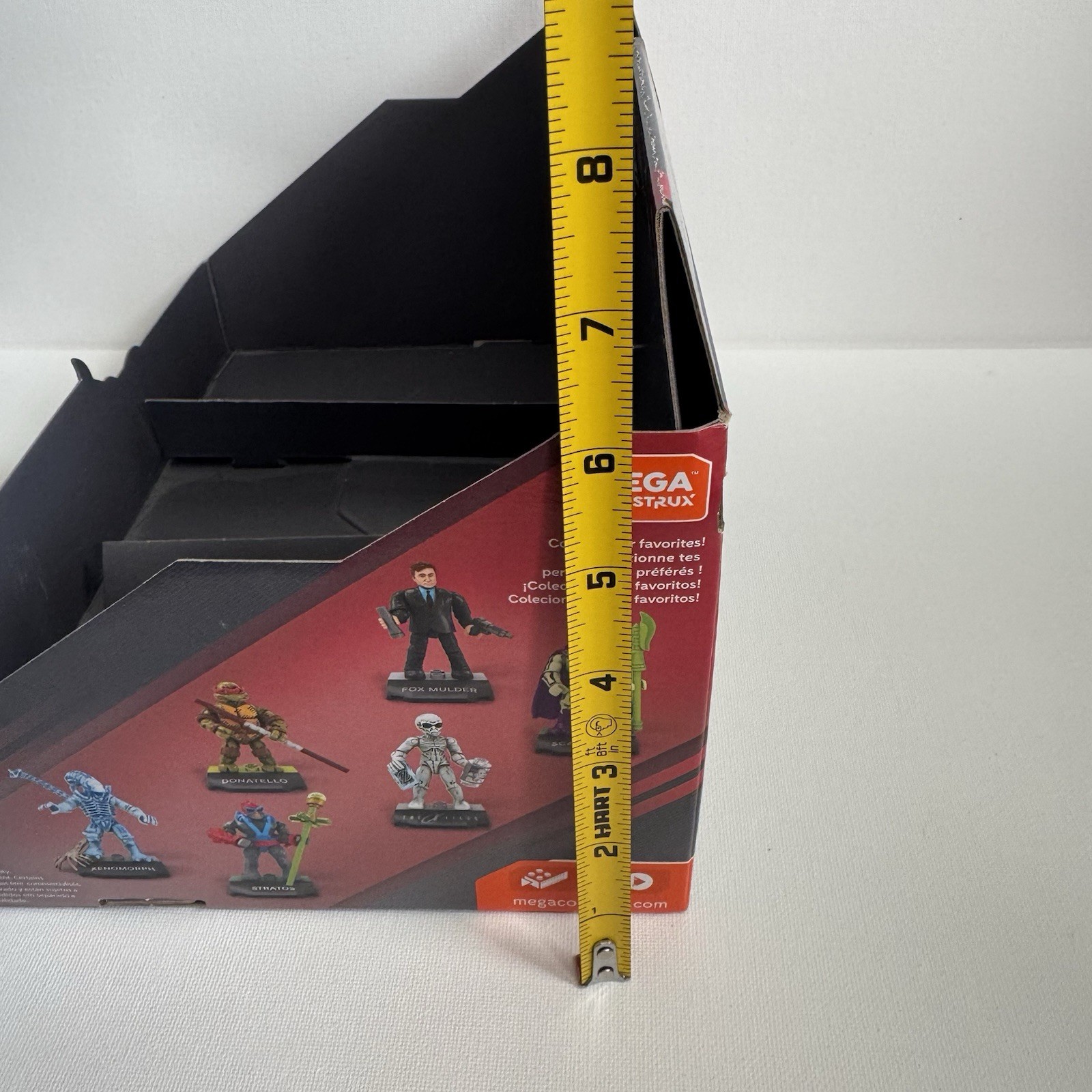 Mega Construx Heroes Series 5 Empty Retail Display Box MOTU TMNT Aliens X-Files