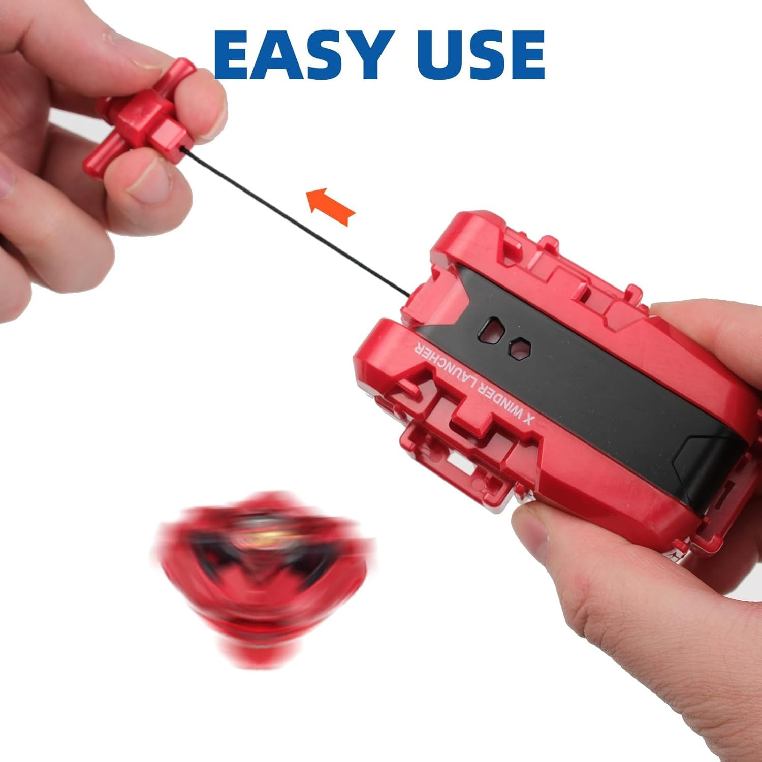 Gyro X Set, Attack Type with X String Launcher, Right-Spin Starter Pack, Great T