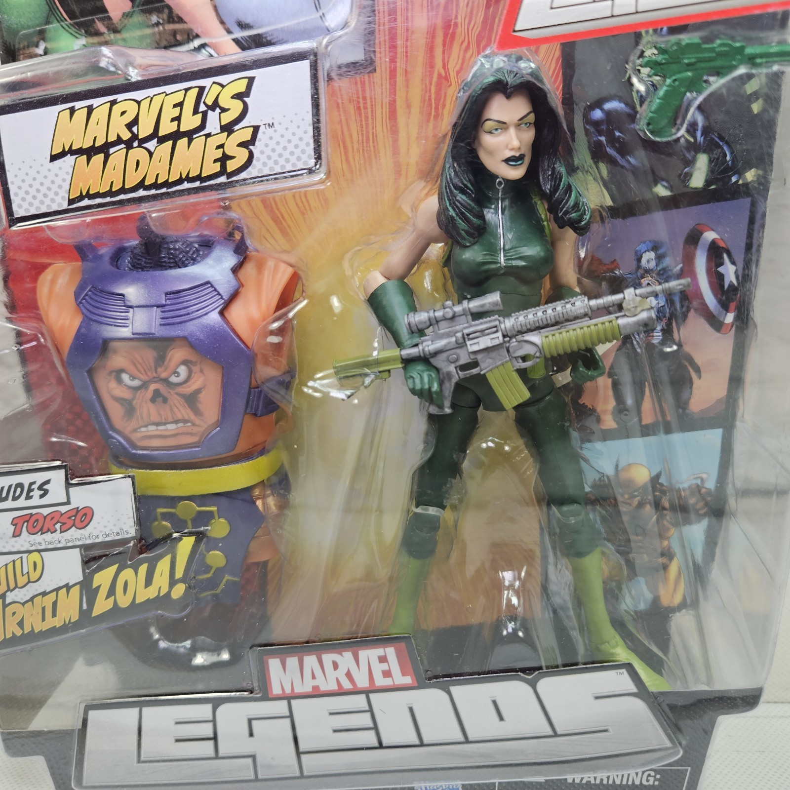 Hasbro Marvel Legends Madame Viper Hydra 2011 Arnim Zola Series 6&Prime; Figure Read