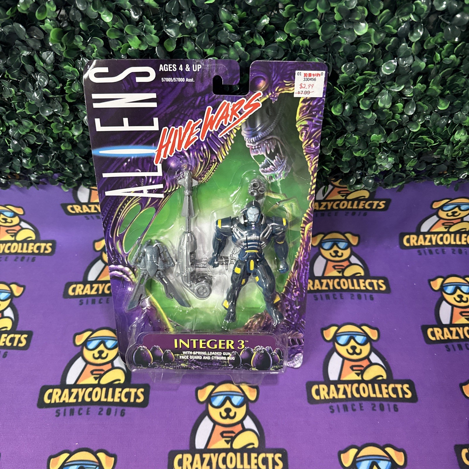 Aliens Hive Wars INTERGER 3 Warrior Figure Set Cyborg Bug Kenner 1998 MOC NEW