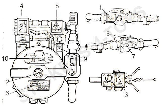 REPLACEMENT STICKERS for THE REAL GHOSTBUSTERS PROTON PACK & PKE METER + ID 1984