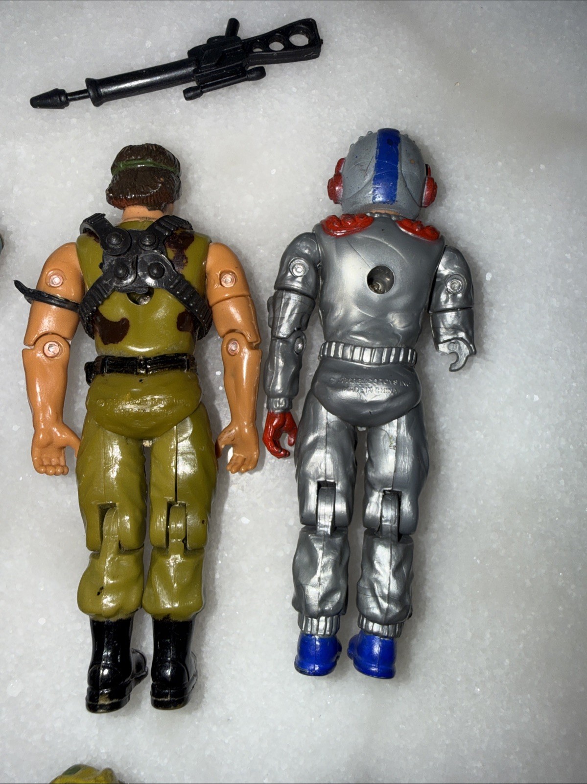 Liquid/ Aqua Fighter LOT VINTAGE REMCO FIGURES PARTS AMERICAN DEFENSE 1980S