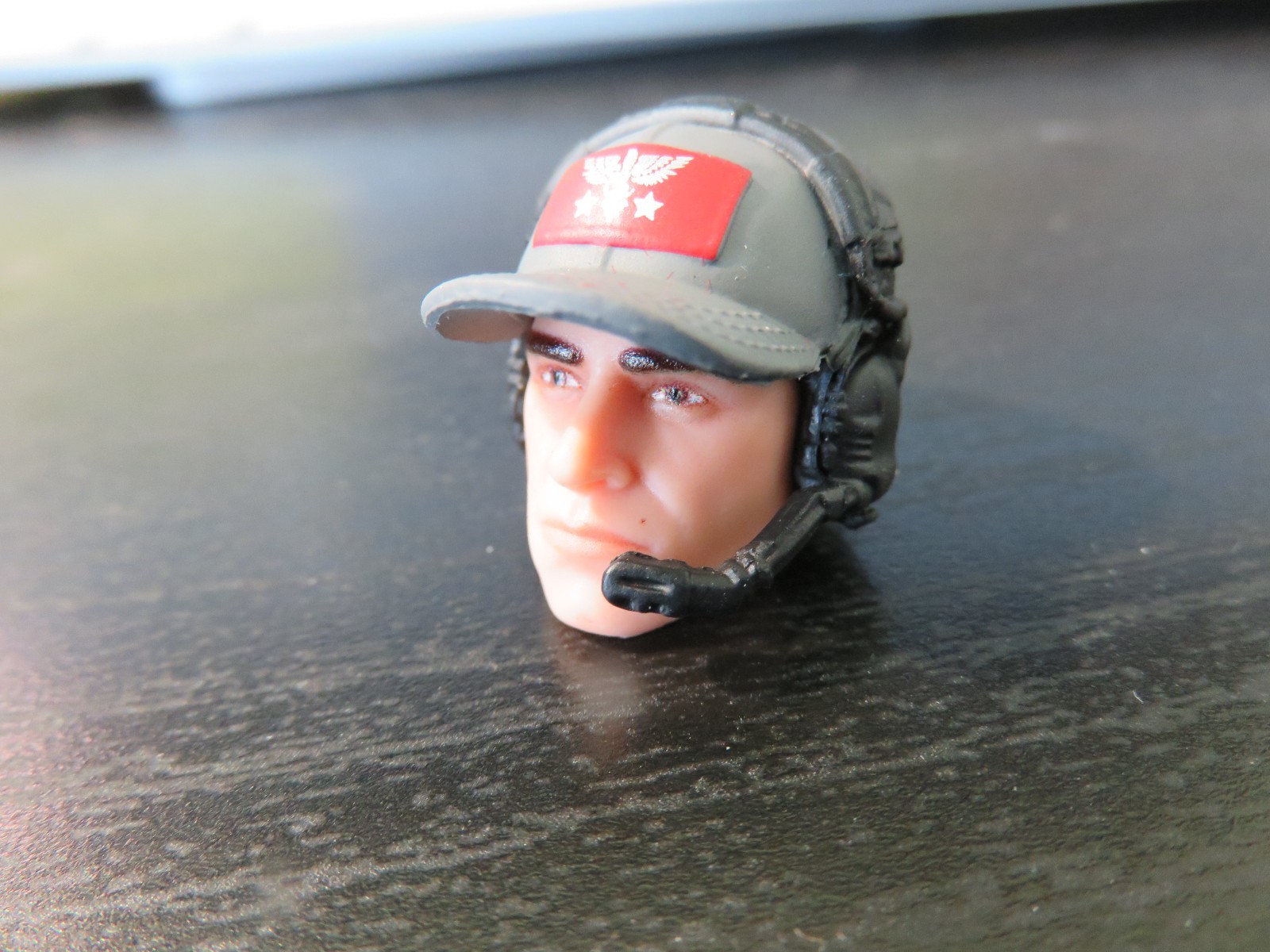 Hasbro GI JOE CLASSIFIED #178 MAINFRAME PARKER Head with Microphone 6&Prime; FODDER