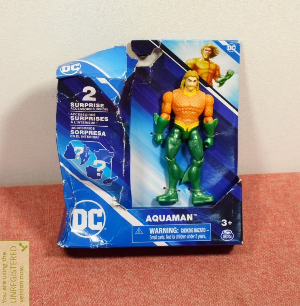Spin Masters DC 4&Prime; Aquaman Action Figure