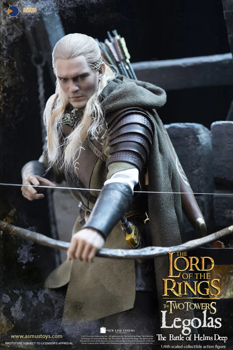 1/6 Scale LOTR – Battle of Helms Deep – Legolas Exclusive – MINT IN BOX