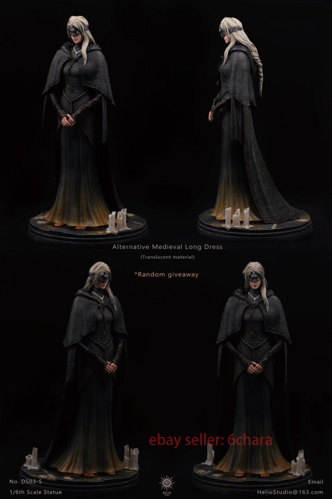 Helio Studio DS03-S High-precision Static 1/6 Human Figure Figurine Of Female