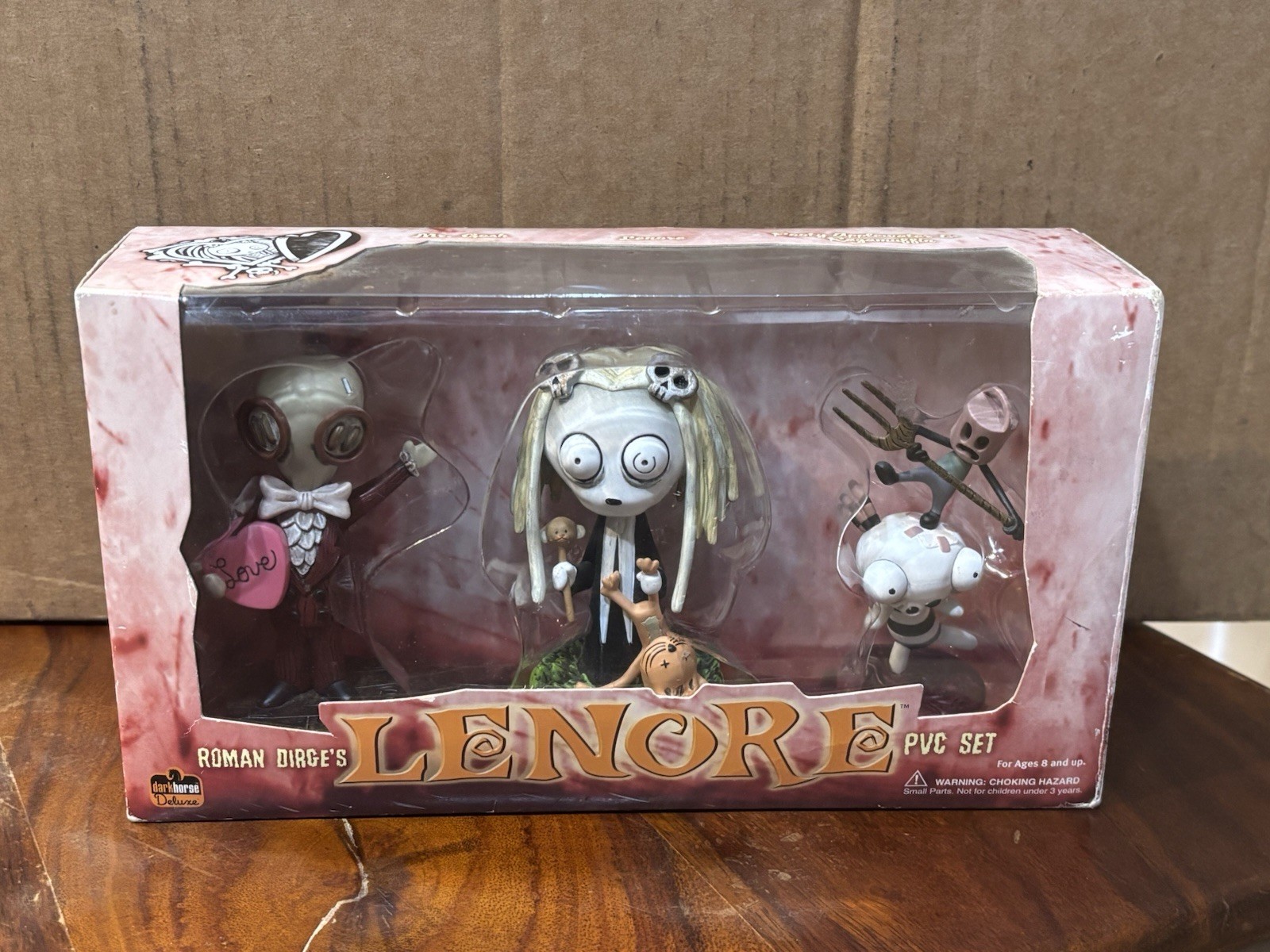 Dark Horse Deluxe Roman Dirge Lenore collectible PVC figure set Mr Gosh Pooty