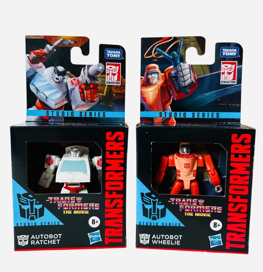TRANSFORMERS STUDIO SERIES The Movie Wheelie Ratchet Core Class Lot of 2