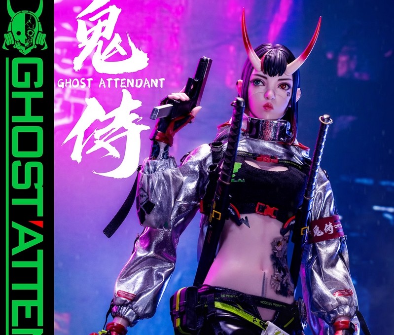 POP COSTUME Studio Ghost Attendant 1/6 Scale Action Figure Model in stock