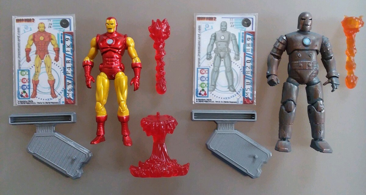 HASBRO MARVEL UNIVERSE IRON MAN MOVIE MCU 3.75 CLASSIC #26 MARK I 1 #22 SET LOT