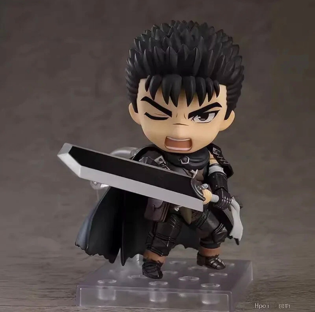 Berserk Q Version Guts Action Figure #2134 Black Swordsman Sword Wind Legend