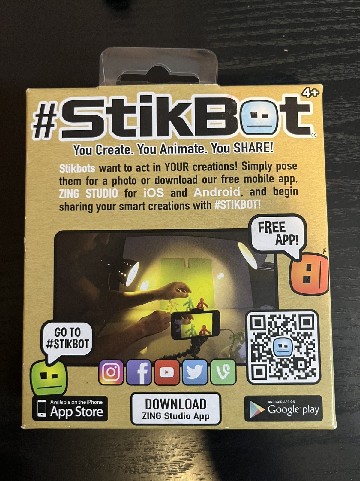 Zing Klikbot Stikbot Stop Motion Animation Stickbots Figure – Lot Of 6