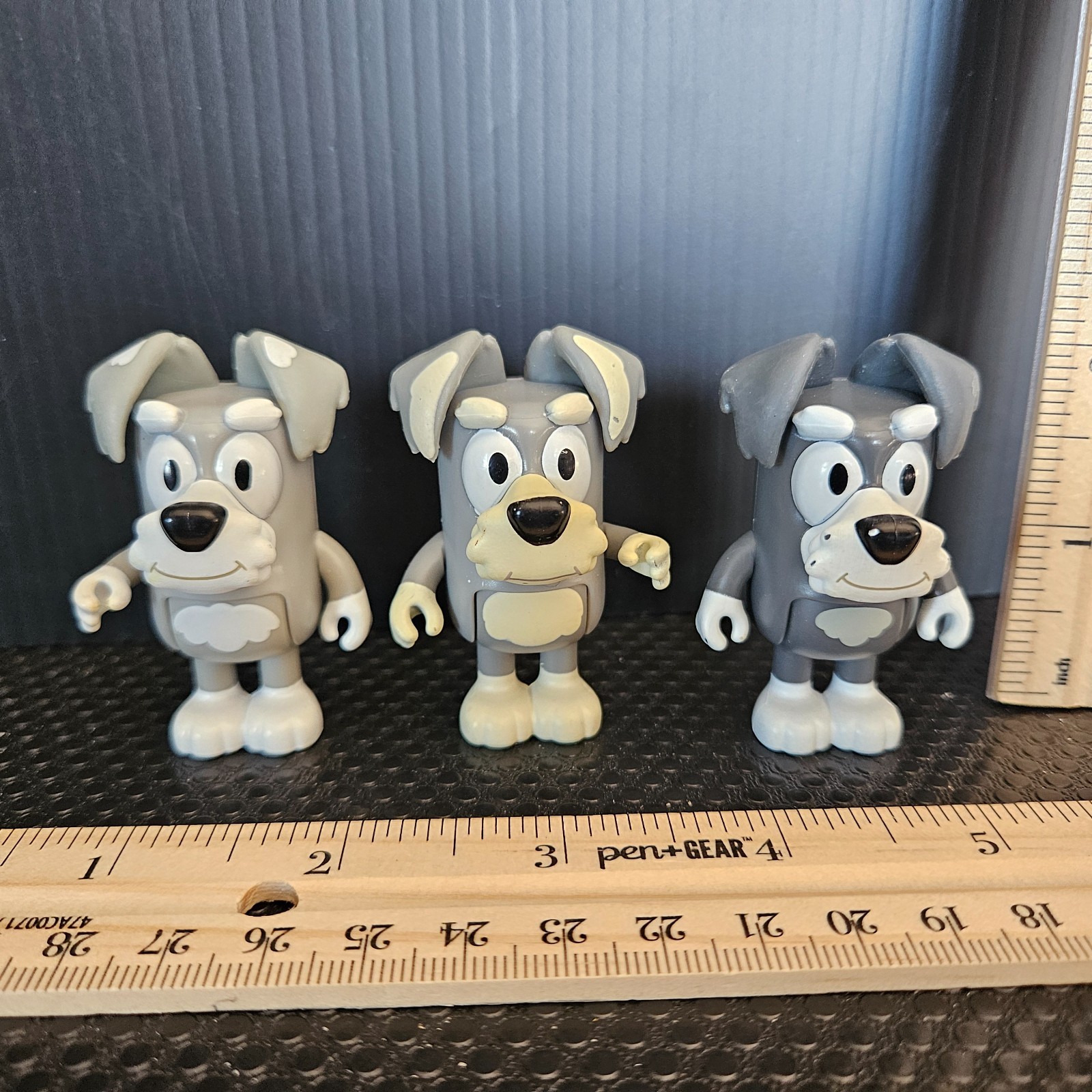 Bluey School Friends THE TERRIERS Schnauzer Figures – Joe Dan and Adam