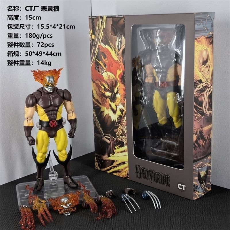 CT Toys Wolverine Hellverine X-Men Limited Edition 1/12 Action Figure (US STOCK)