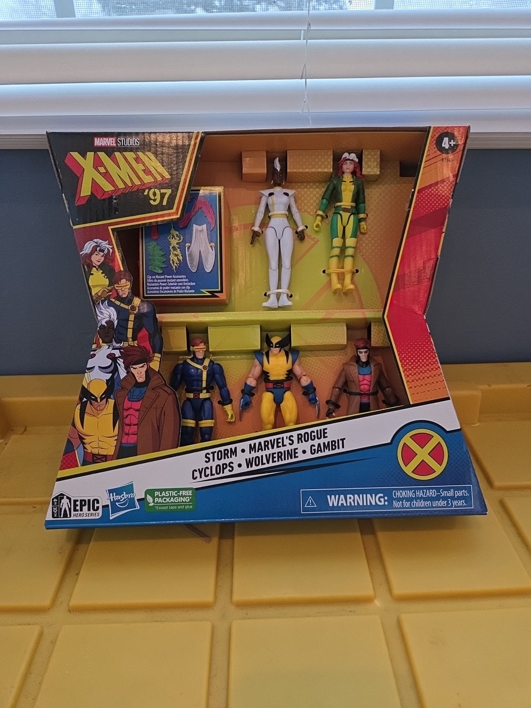 X-MEN 97 CYCLOPS WOLVERINE STORM ROGUE GAMBIT 5 FIGURE SET 3.75&Prime; ACTION FIGURES