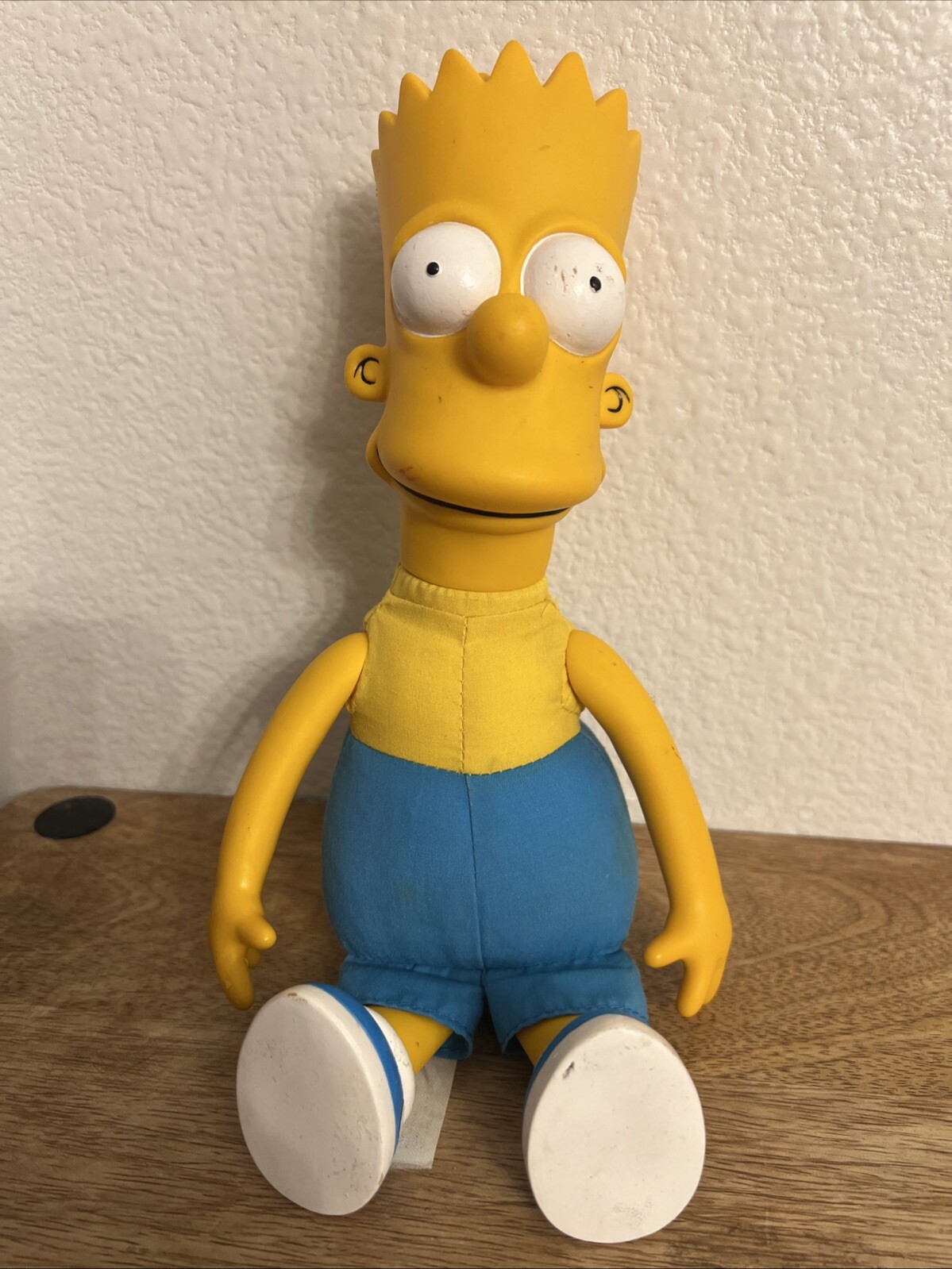 The Simpsons Bart Simpson Plush & Plastic 10&Prime; Doll (1990 Vintage Matt Groenning