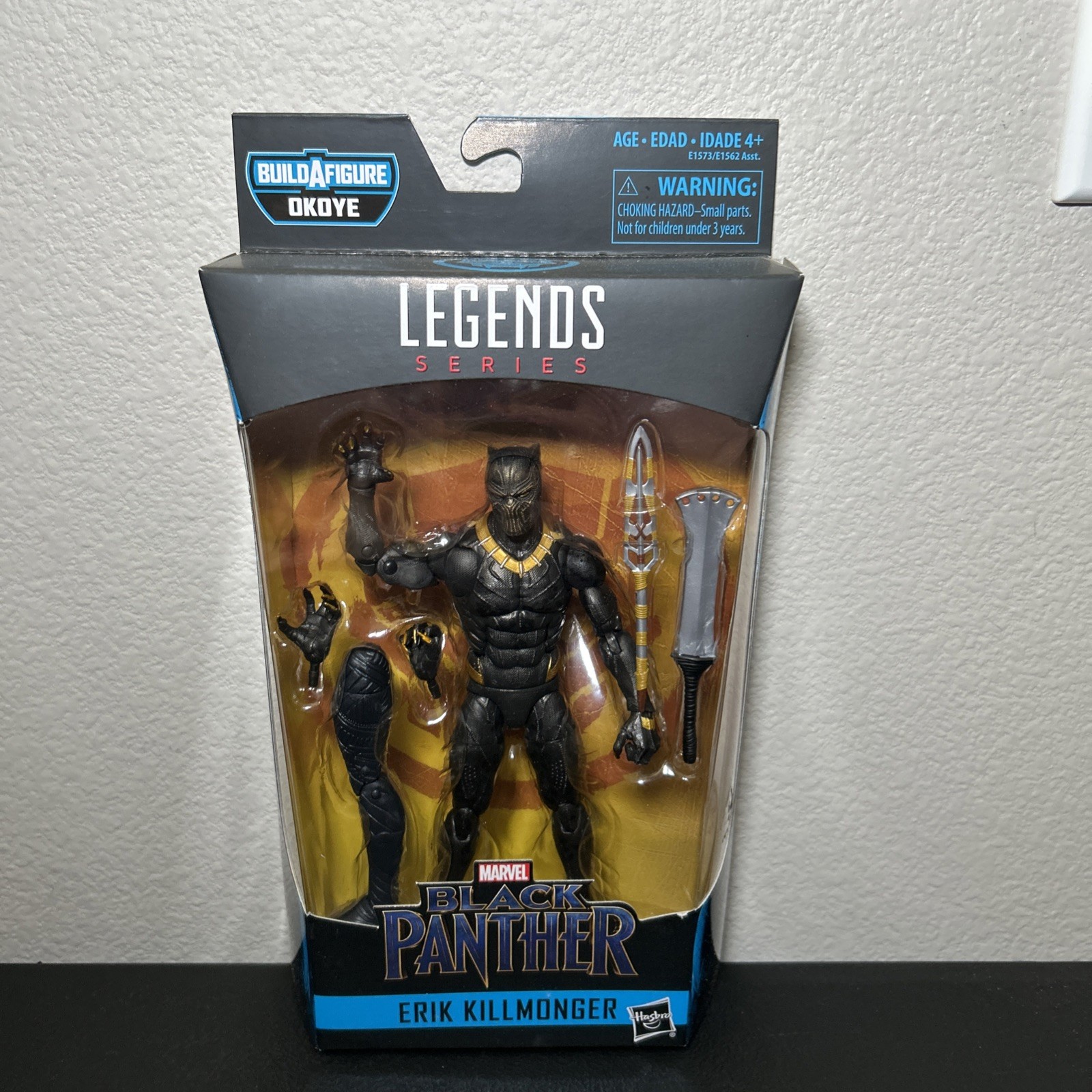 Marvel Legends Black Panther Okoye Baf Wave EriK Killmonger 6&Prime; Figure 2018 (NIB)