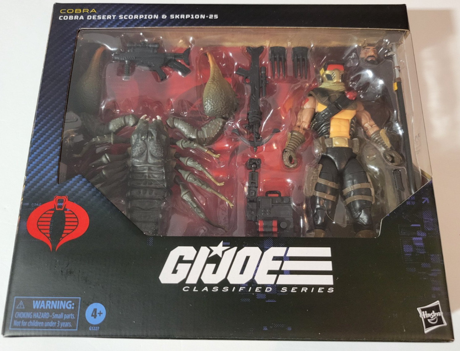 G.I. Joe Classified Series #180 Cobra Desert Scorpion & SKRP10N-25 (NO TAIL)