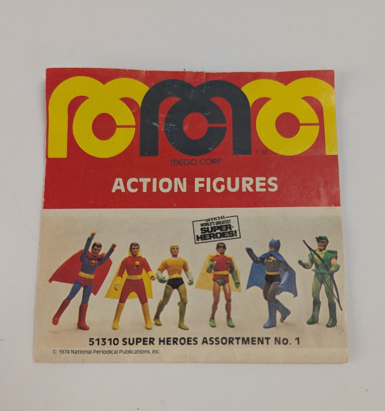 &rsquo;76 Mego Corp Action Figure Brochure Super Heroes DC Marvel Trek Catalog