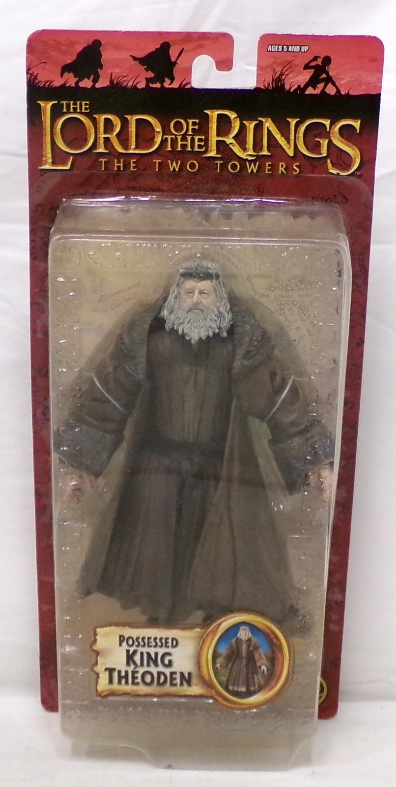 2004 ToyBiz The Lord of the RingsThe Two Towers Possessed King Theoden 6&Prime; Figure
