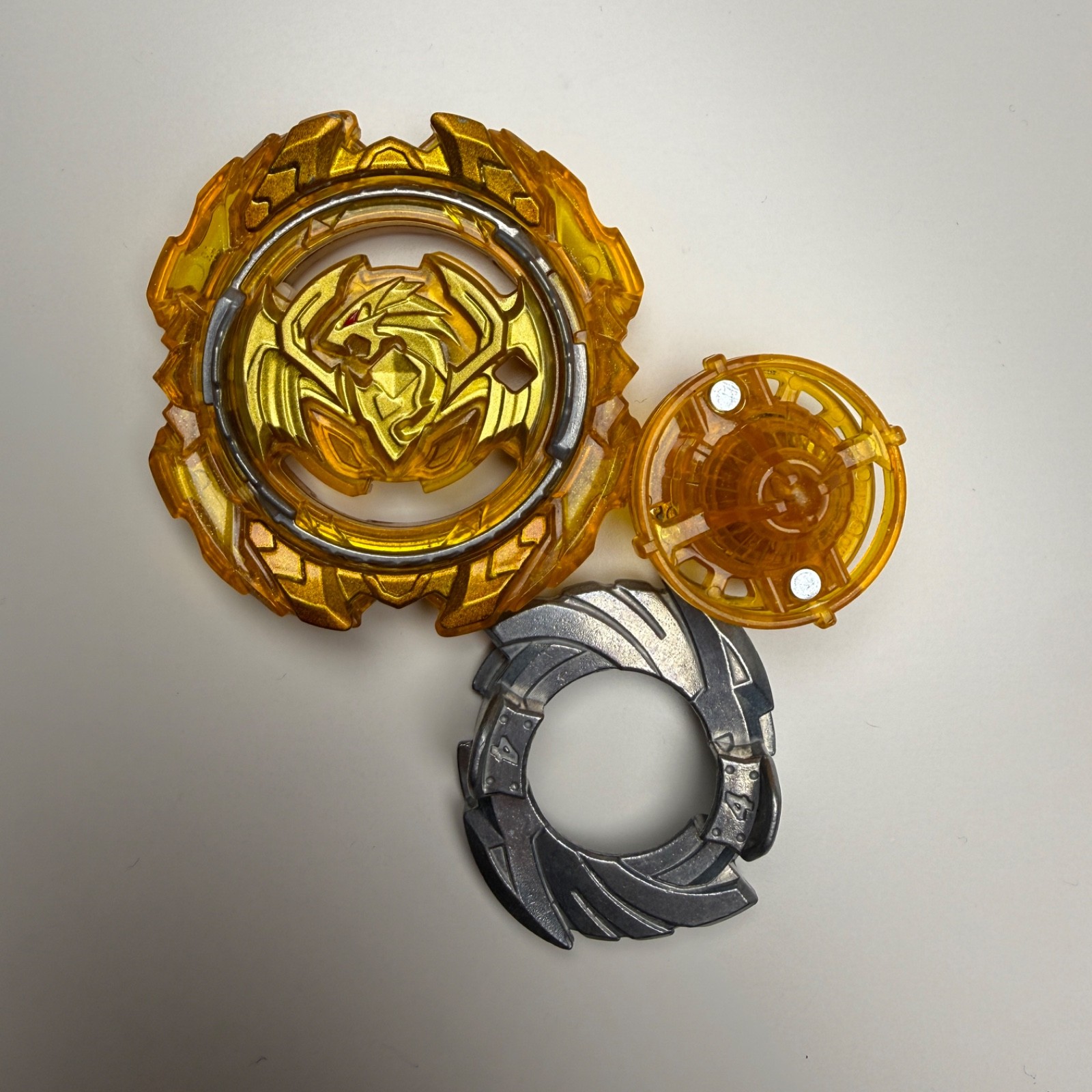 TAKARA TOMY Beyblade BURST B-178 08: Revive Phoenix 4 Metal Defense (Gold Ver.)