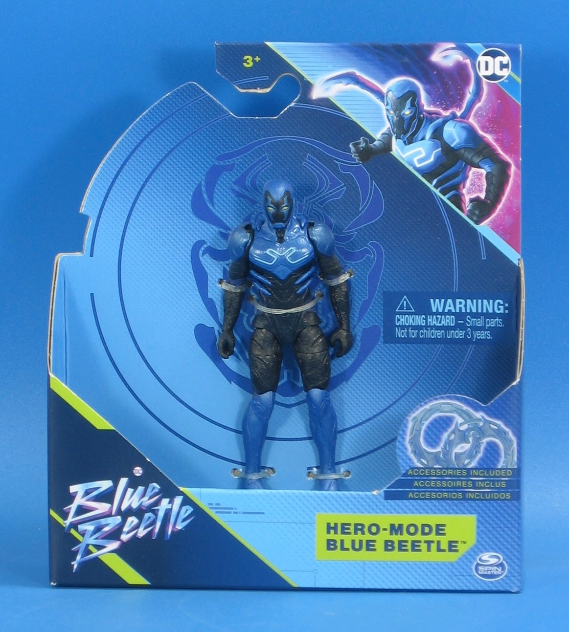 DC Blue Beetle Hero-Mode 3.75&Prime; Action Figure Comic Movie 2023 MIB Spin Master