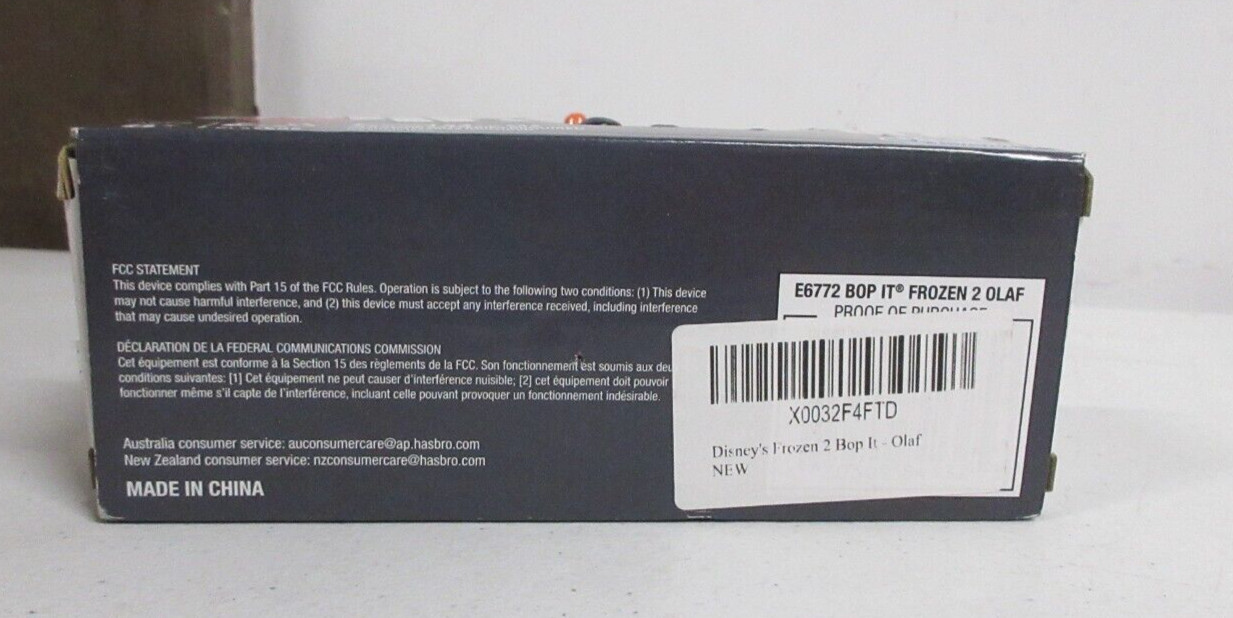 Disney Bop It Game Frozen Olaf Figure Version 2019 Hasbro Bop it B9S4