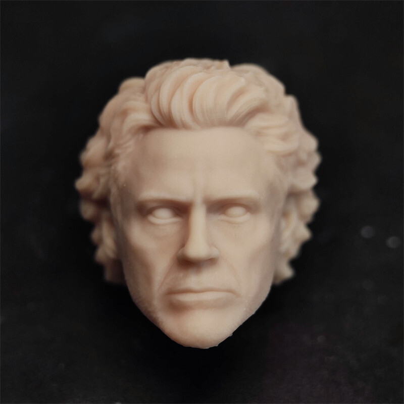 1/12 Scale Great Detective Robert Downey Head Sculpt Unpainted Fit 6&Prime; ML Figure