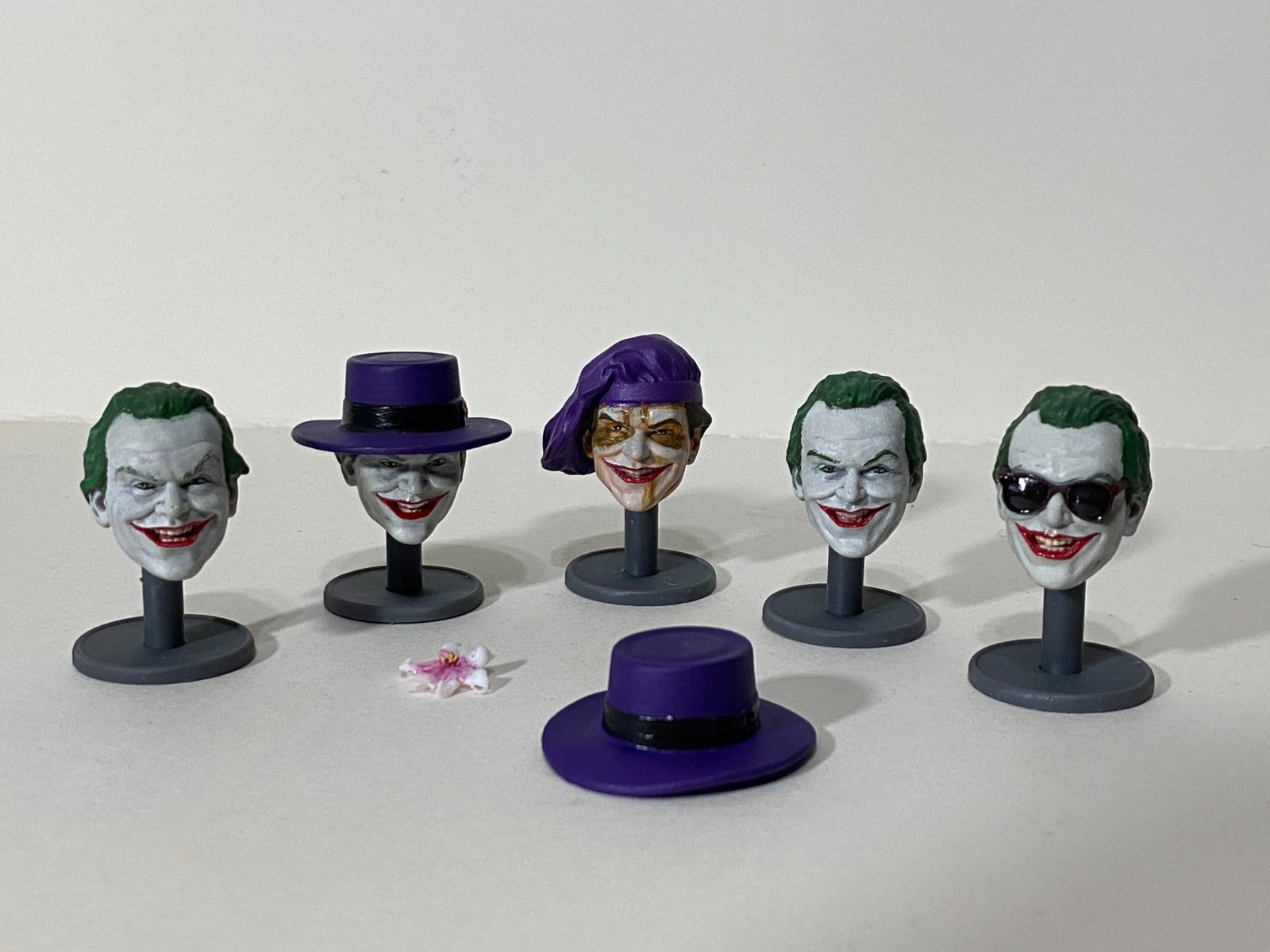 McFarlane DC Multiverse 1989 Batman Joker J Nicholson Custom Action Figure Head