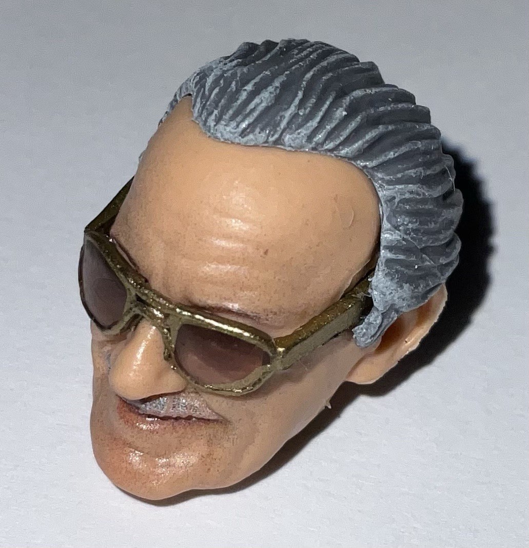 Marvel Legends STAN LEE HEAD Excelsior MCU for 6&Prime; Figure
