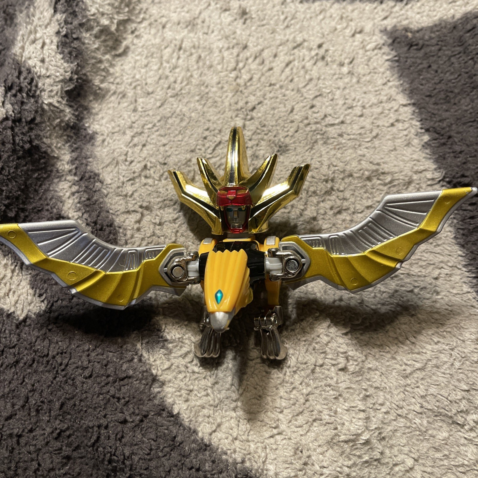 Bandai Power Rangers Wild Force Deluxe Yellow Eagle Zord Gaoranger Power Animal