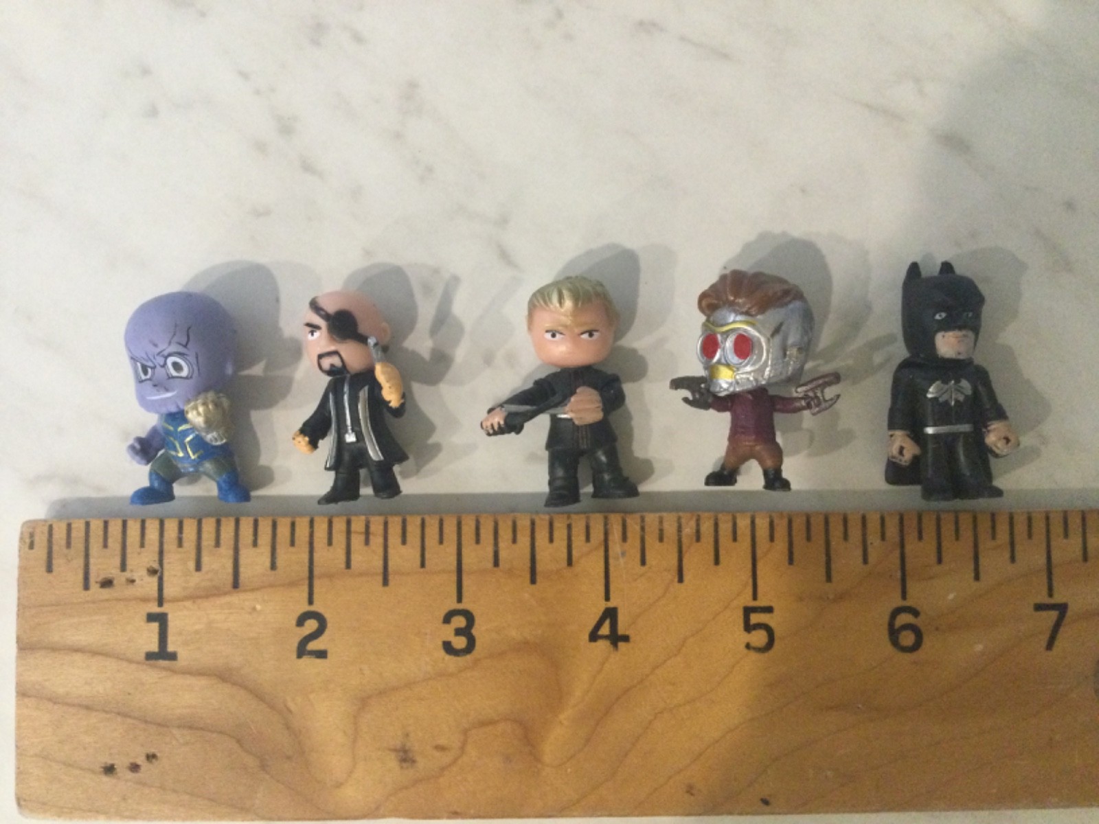 FUNKO MINI FIGURES LOT MIXED FIGURES 1.5 INCHES TALL