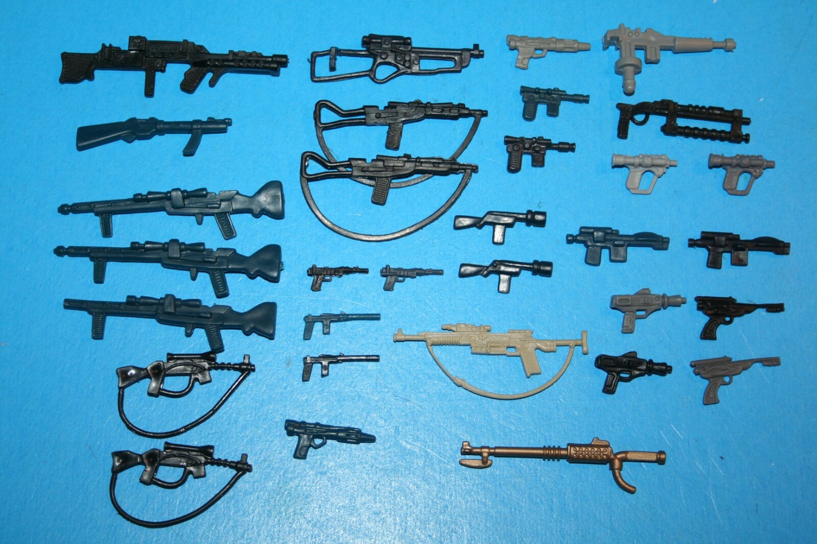 STAR WARS VINTAGE LOOSE « BLASTERS & RIFLES » 1977-1985 SOLO LEIA CHEWY KENNER