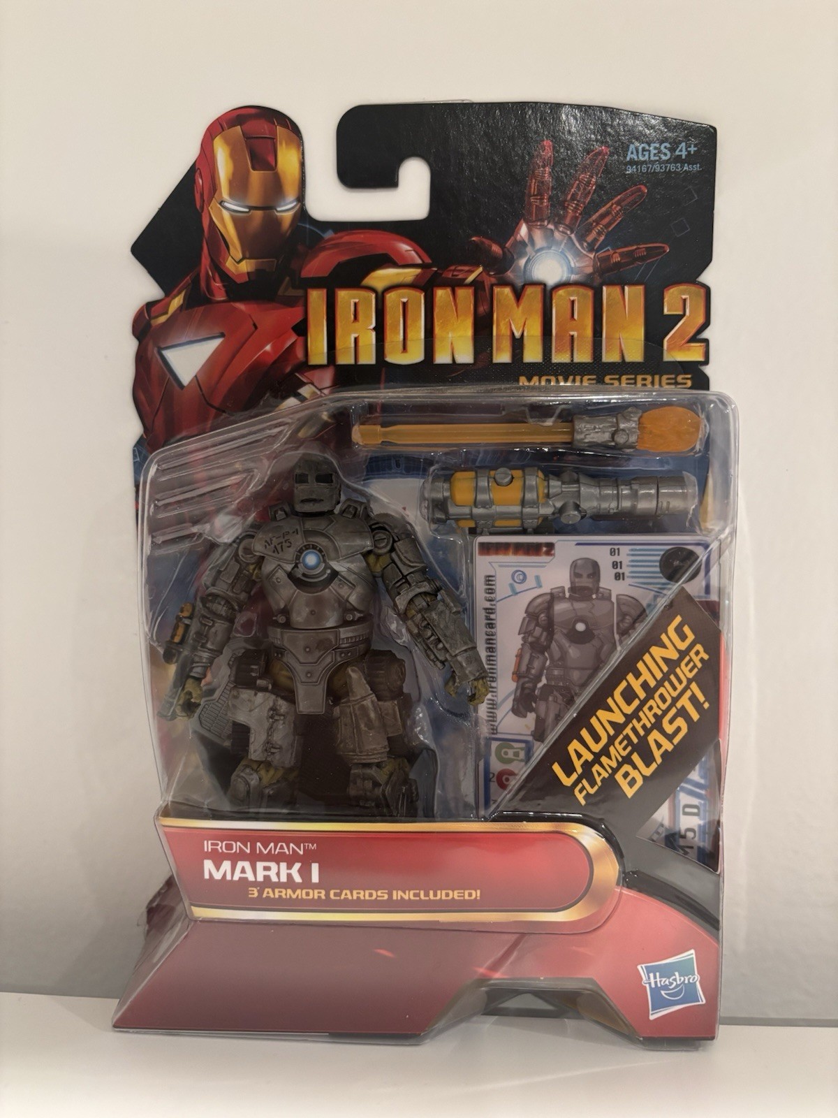 Marvel Iron Man 2 Movie Series #01 Mark I 3.75” Figure Hasbro NEW