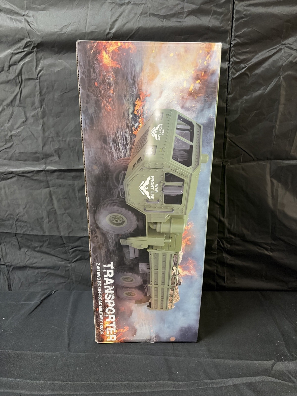 RC Military Transport Truck 1:16 Scale 6WD Off-Road Army Vehicle 2.4GHz RTR