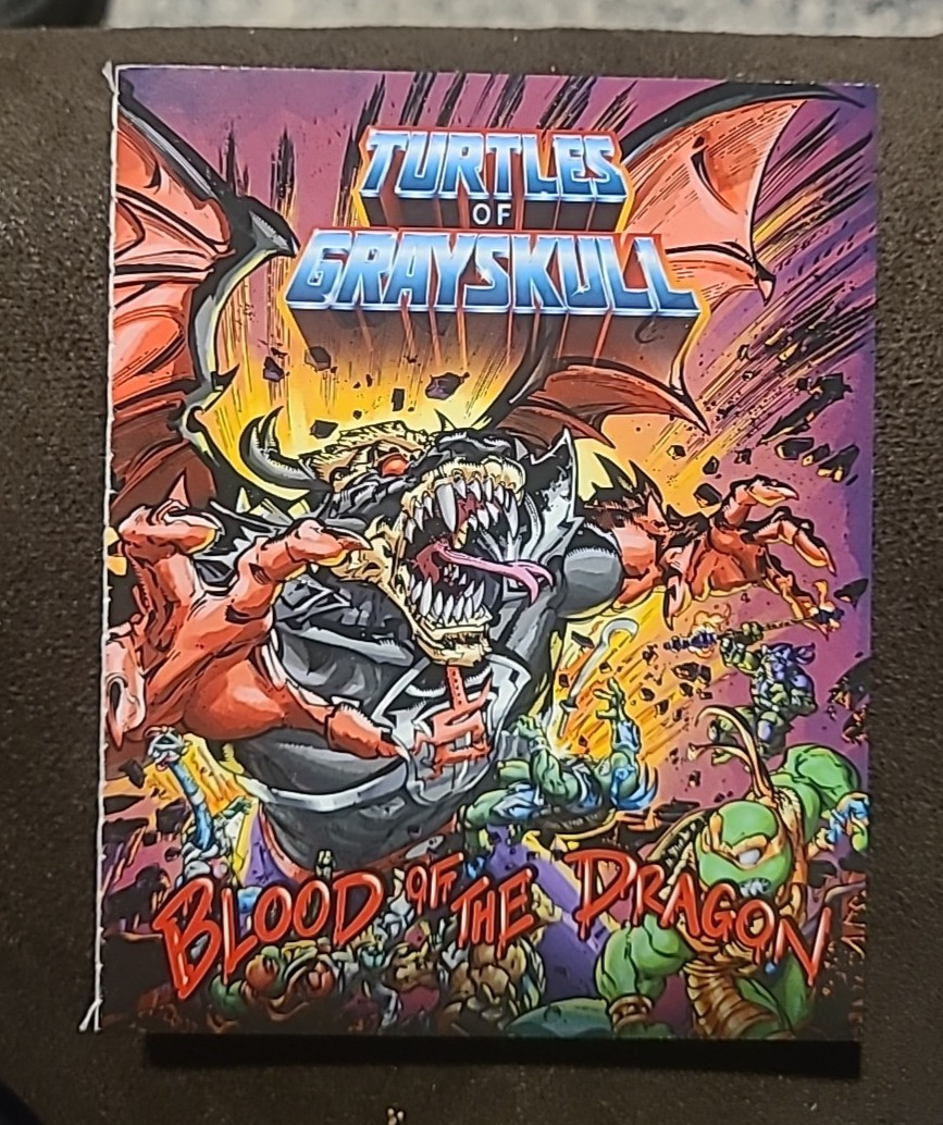 Mini Comic Book MOTU Masters of the Universe Origins Blood of the Dragon NINJOR