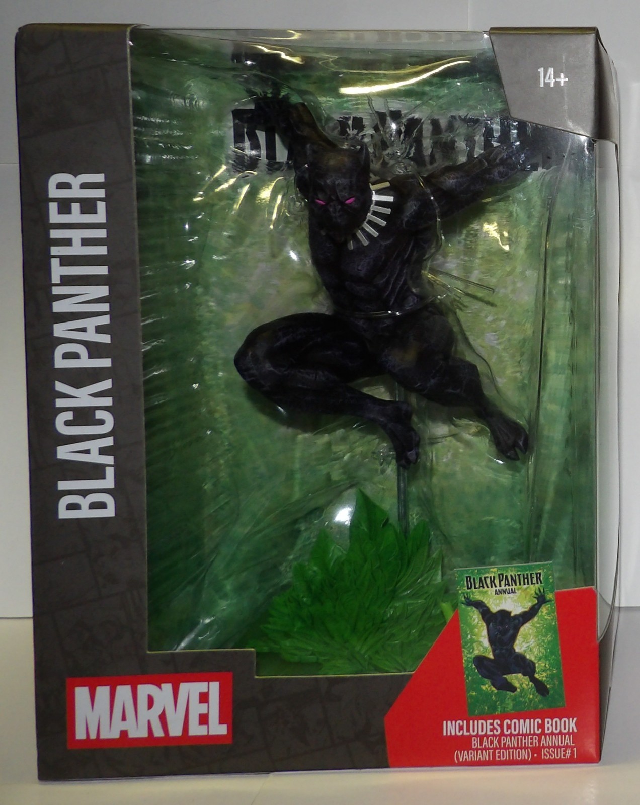 McFarlane ~ BLACK PANTHER ~ Marvel Collection Figure & Comic Book Annual #1