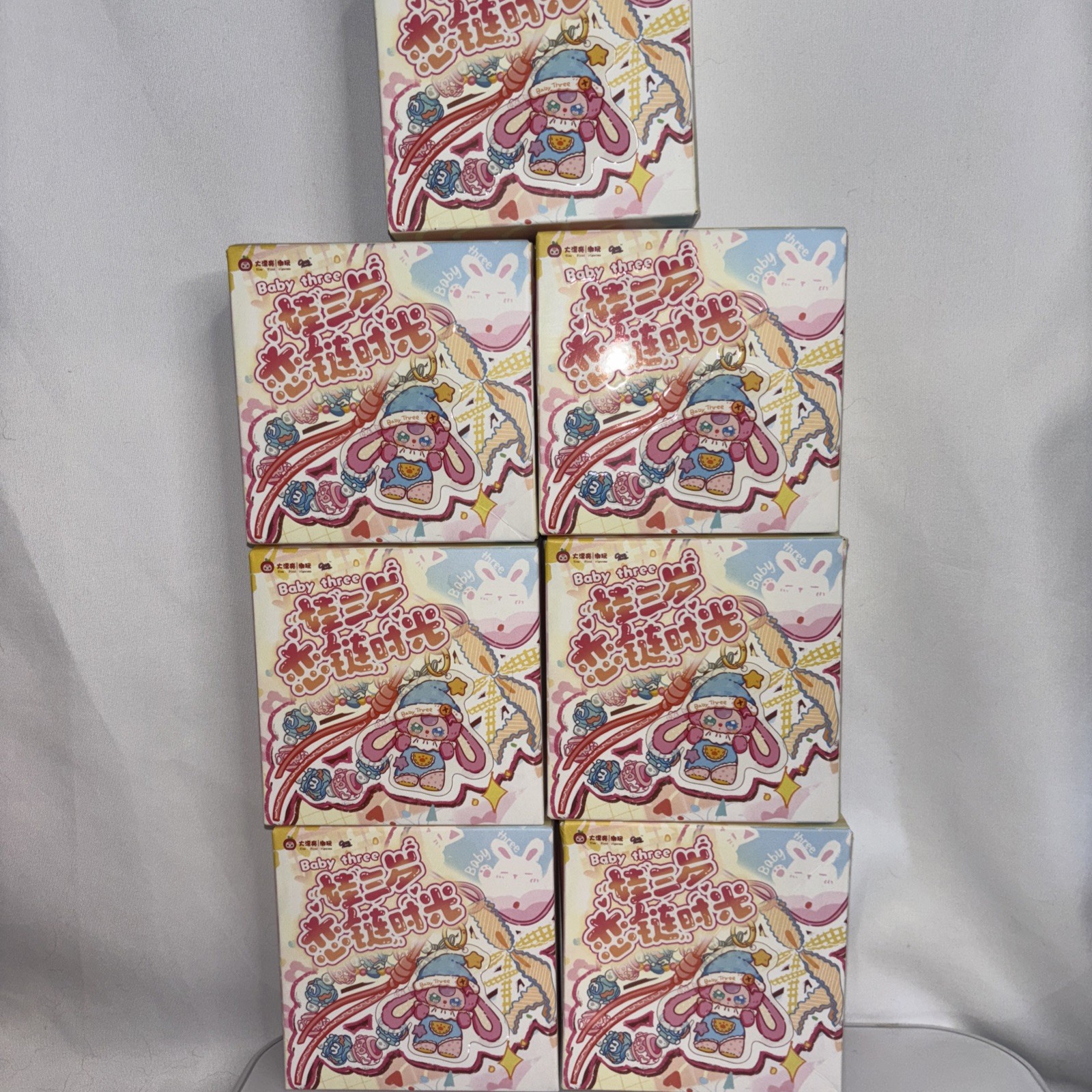 Baby Three Time Travel Series Blond Box Figures Lot Of 7 Sealed