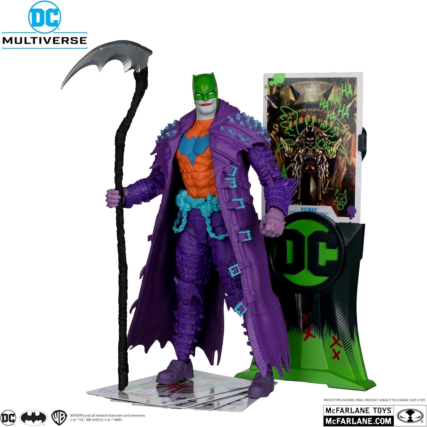 DC Multiverse Action Figure Batman (Dark Nights: Death Metal) Jokerized (Gold La