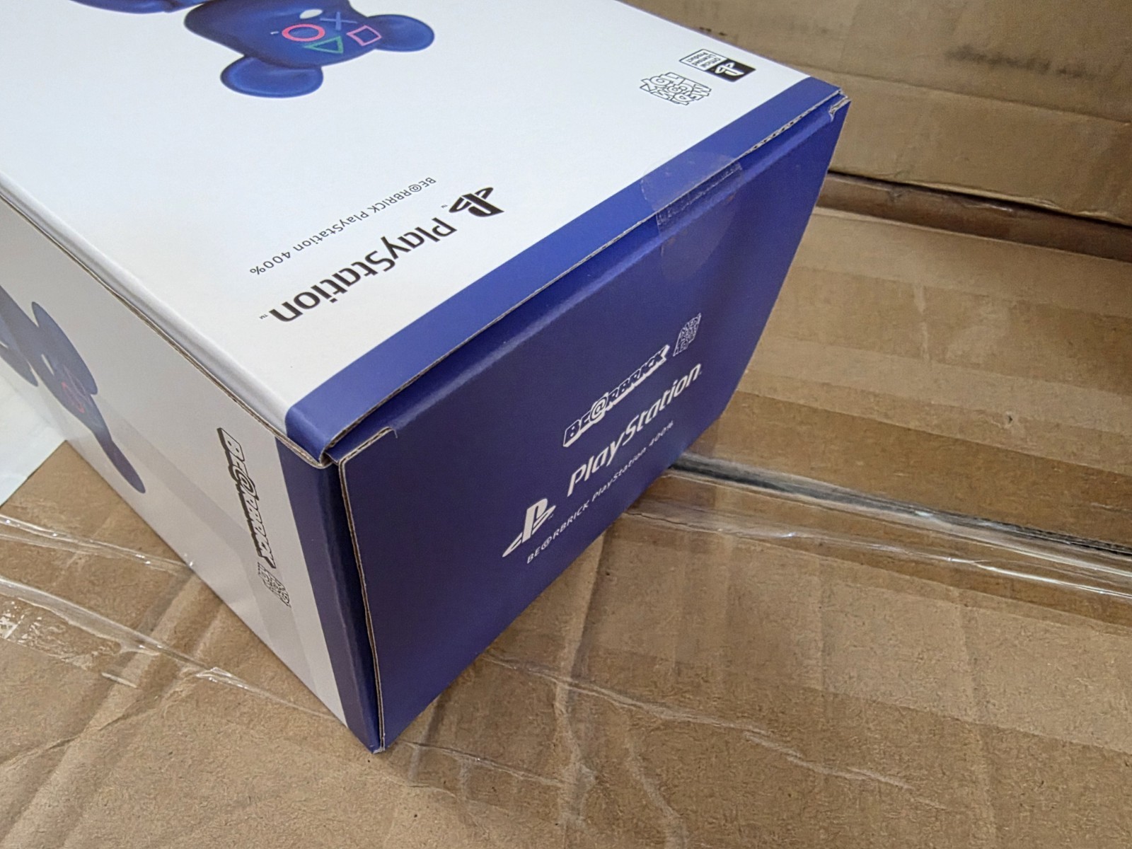 Medicom Toy Bearbrick PLAYSTATION BLUE 400% Sony Limited US SELLER