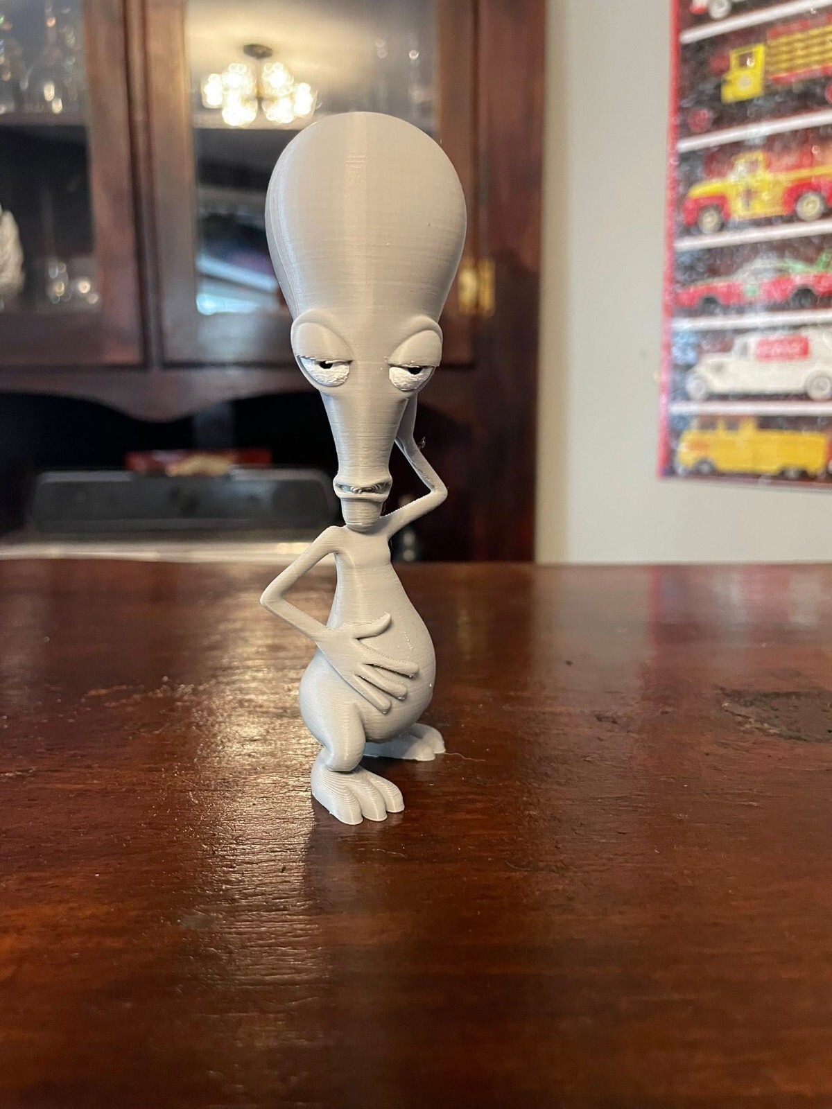 Roger Alien Figure! 6&Prime; Tall!