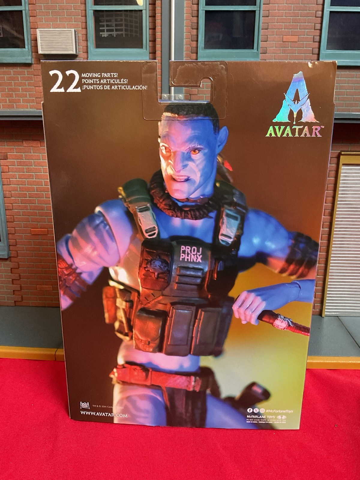 McFarlane Avatar Fire and Ash Quaritch Ash Recom Collector Edition Action Figure