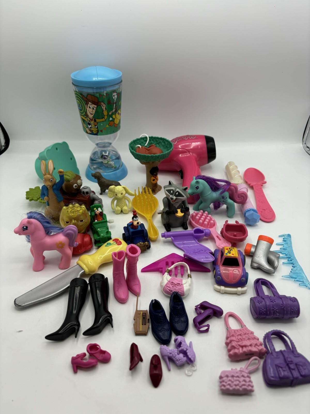 Mixed lot of Small Toys Dolls Minis Animals girls my little pony disney..