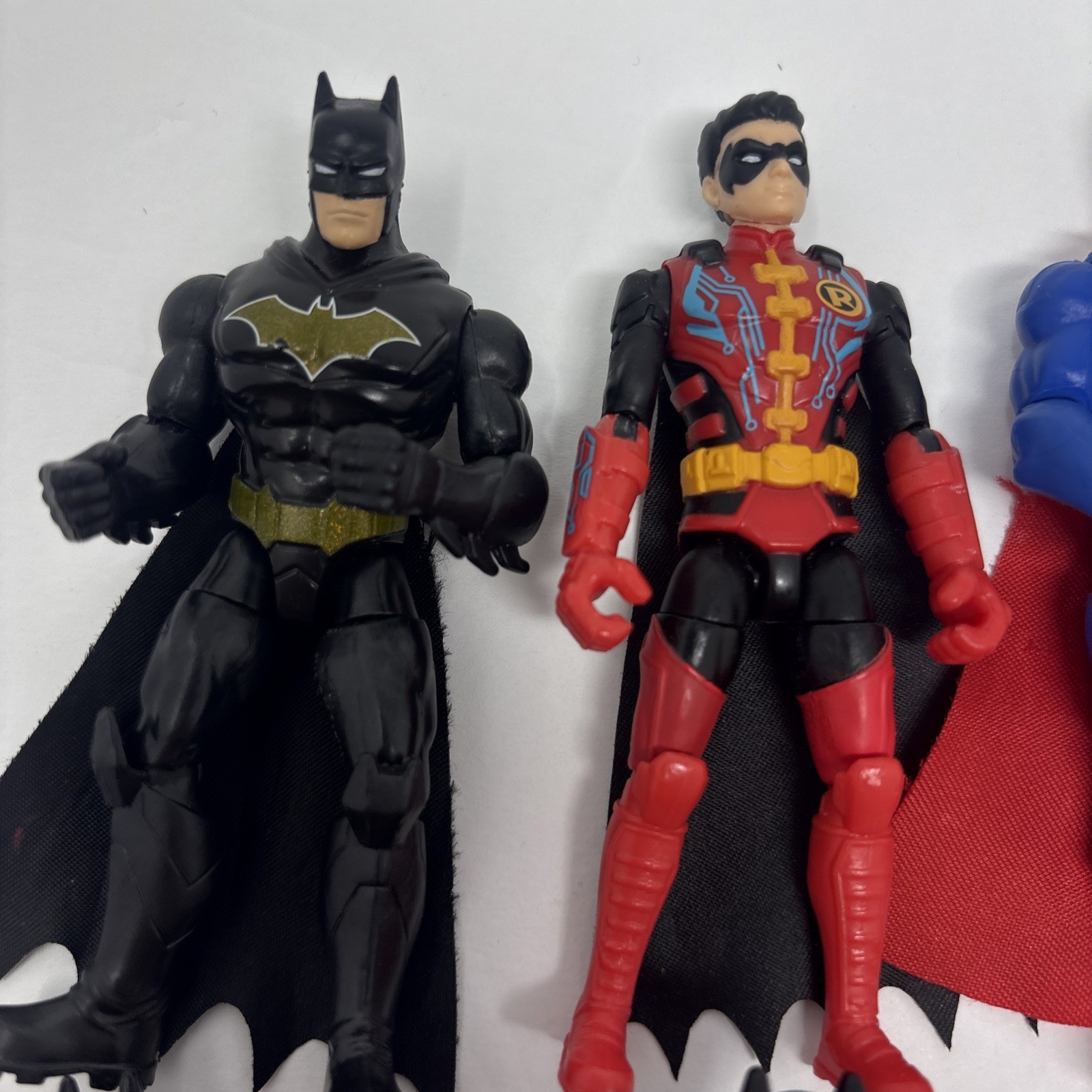 DC Comics Justice League 4&Prime; Spin Master Action Figures Lot of 6 Batman Cyborg