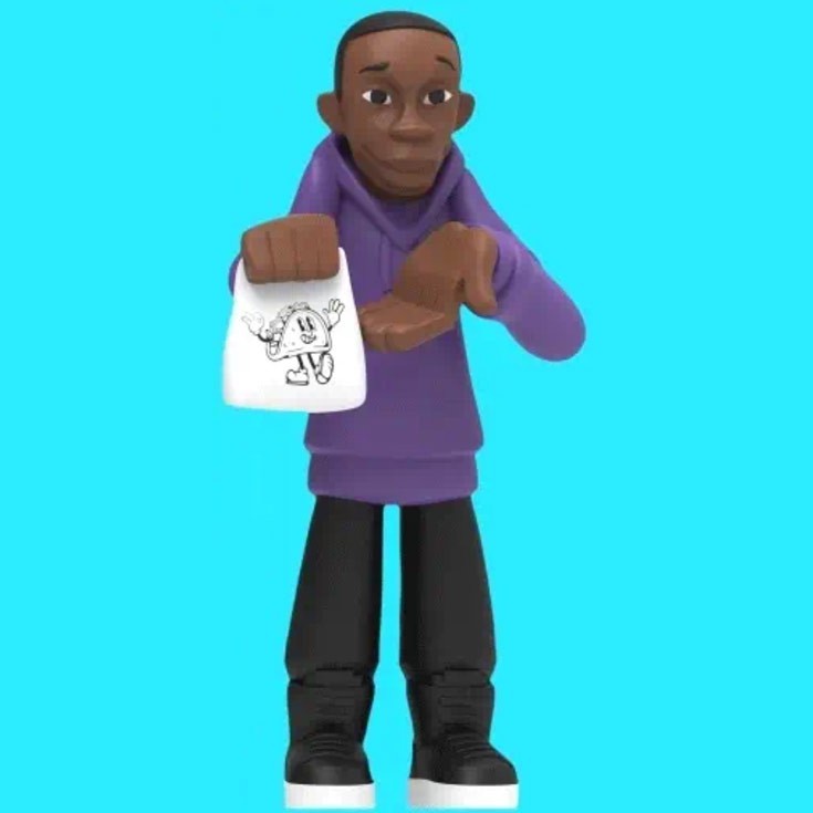 Screen Breakz Delivery Khaby Figure