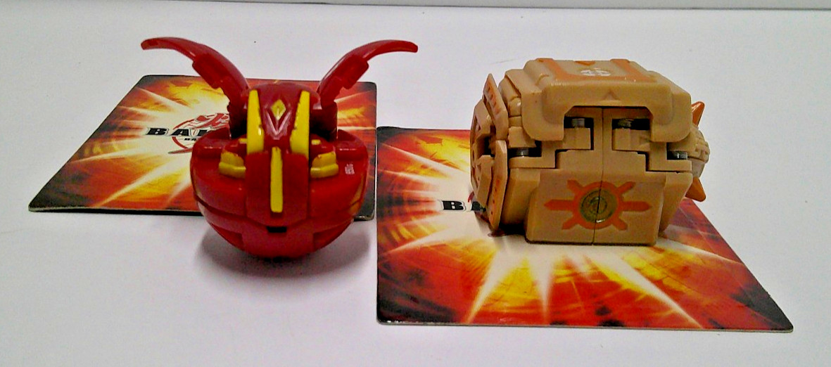 Bakugan B2 Battle Brawlers SUBTERRA ROCK HAMMER & REX PIRUS NEO DRAGONIOD 550G