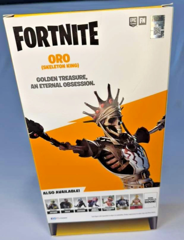 Fortnite Vending Machine Oro (Skeleton King) 4&Prime; Action Figure Pack – 10 Pcs – NE