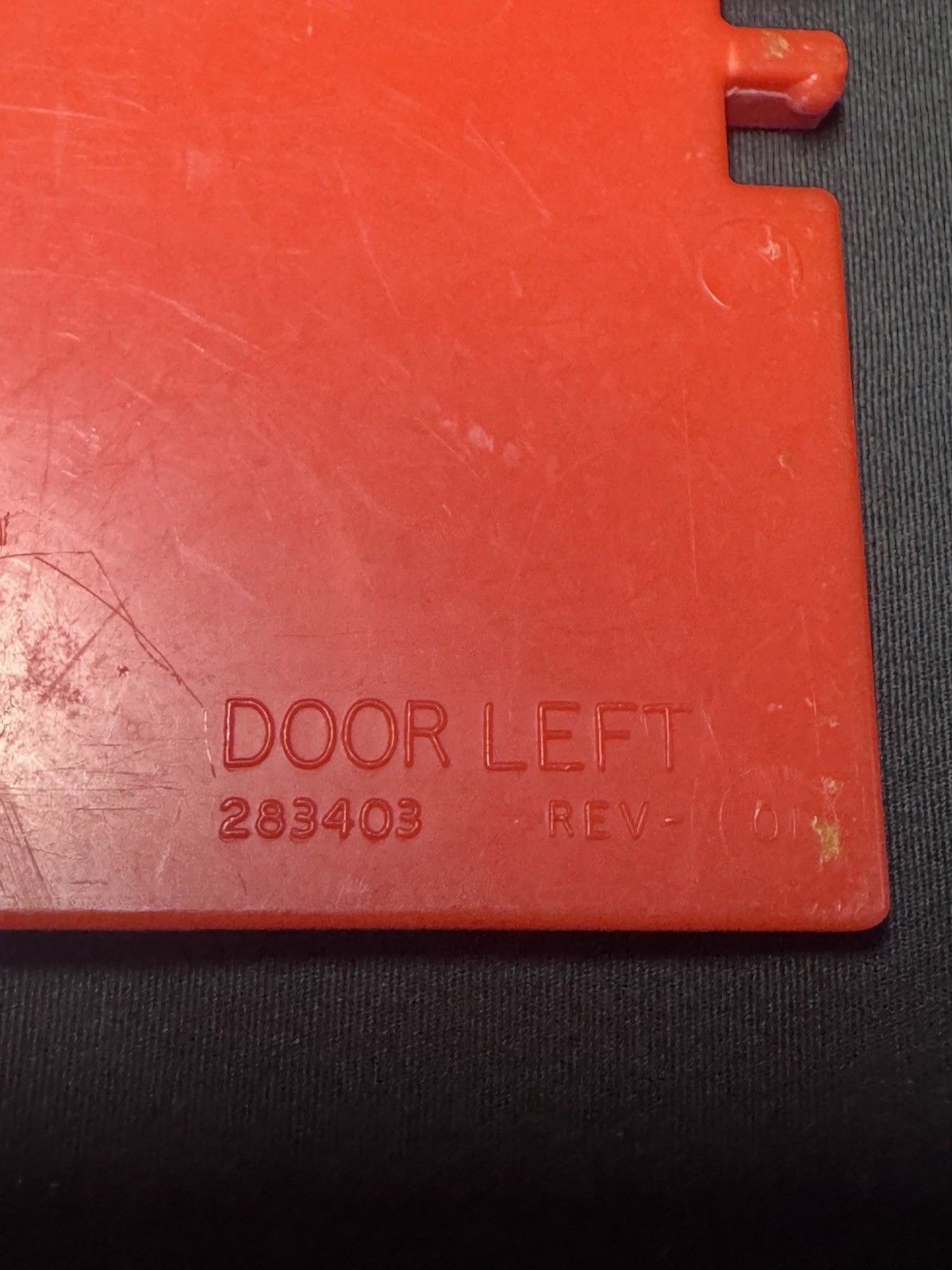 Kenner Real Ghostbusters Firehouse Replacement LEFT Door ORIGINAL OEM Part